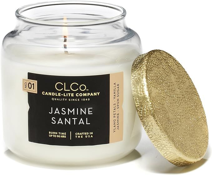 CLCo. by Candle-Lite Company Scented Jasmine Santal Single-Wick Jar, 14 oz, Off White | Amazon (CA)