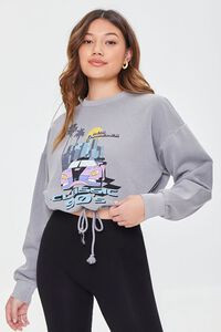 Los Angeles Graphic Cropped Pullover | Forever 21 | Forever 21 (US)