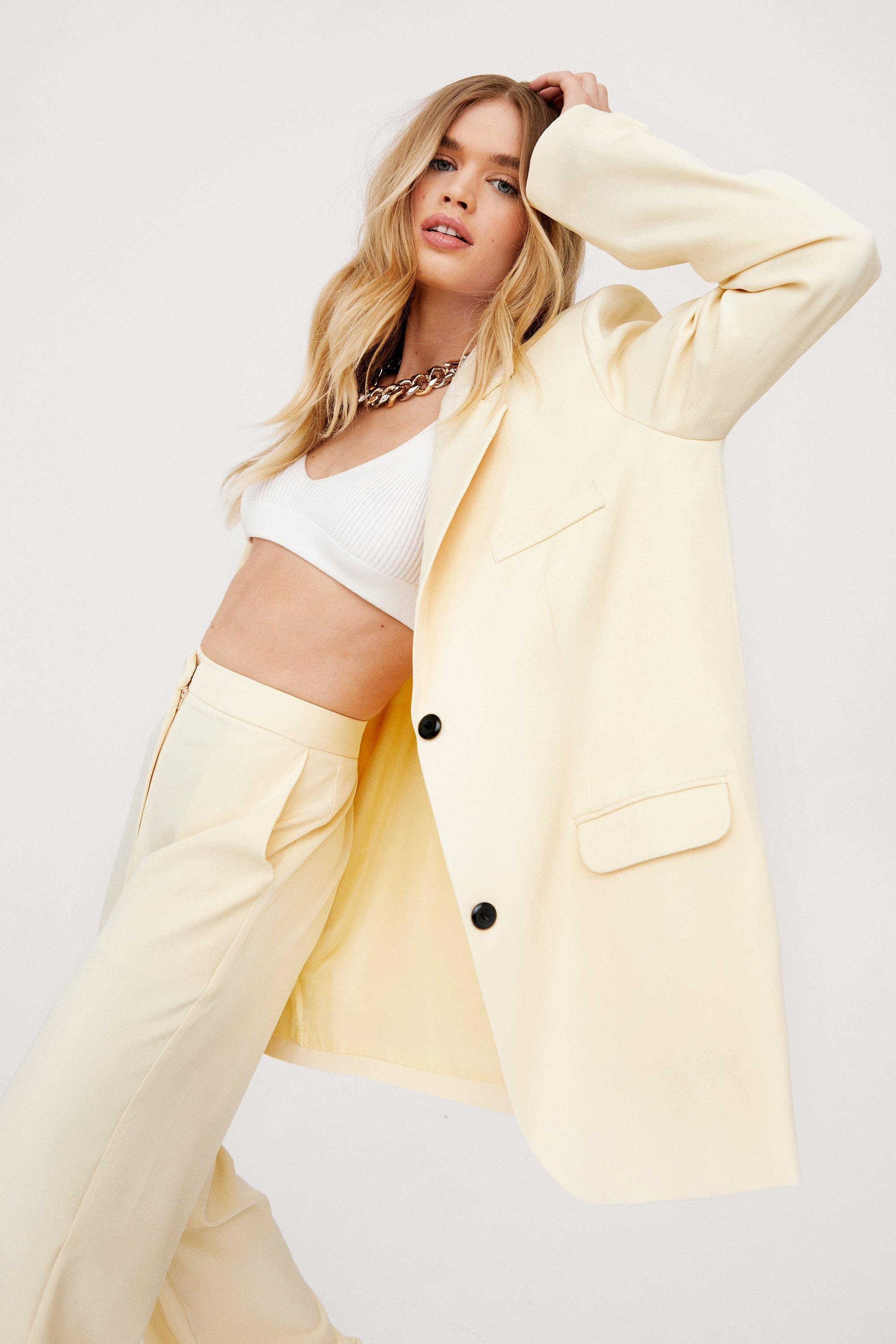 Oversized Slouchy Button Down Blazer | Nasty Gal (US)
