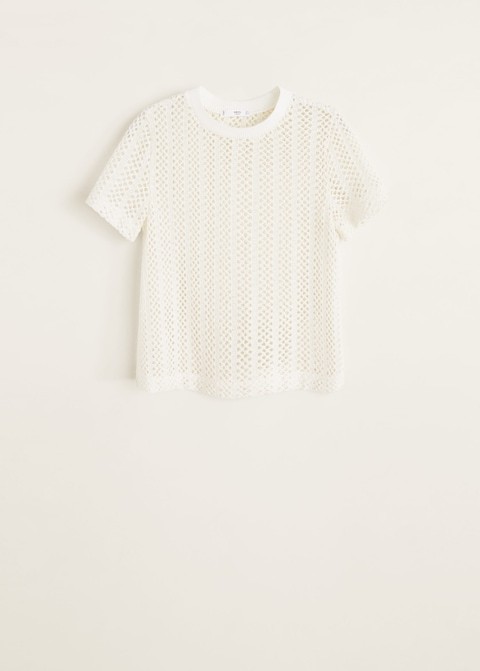Openwork cotton top | MANGO (US)