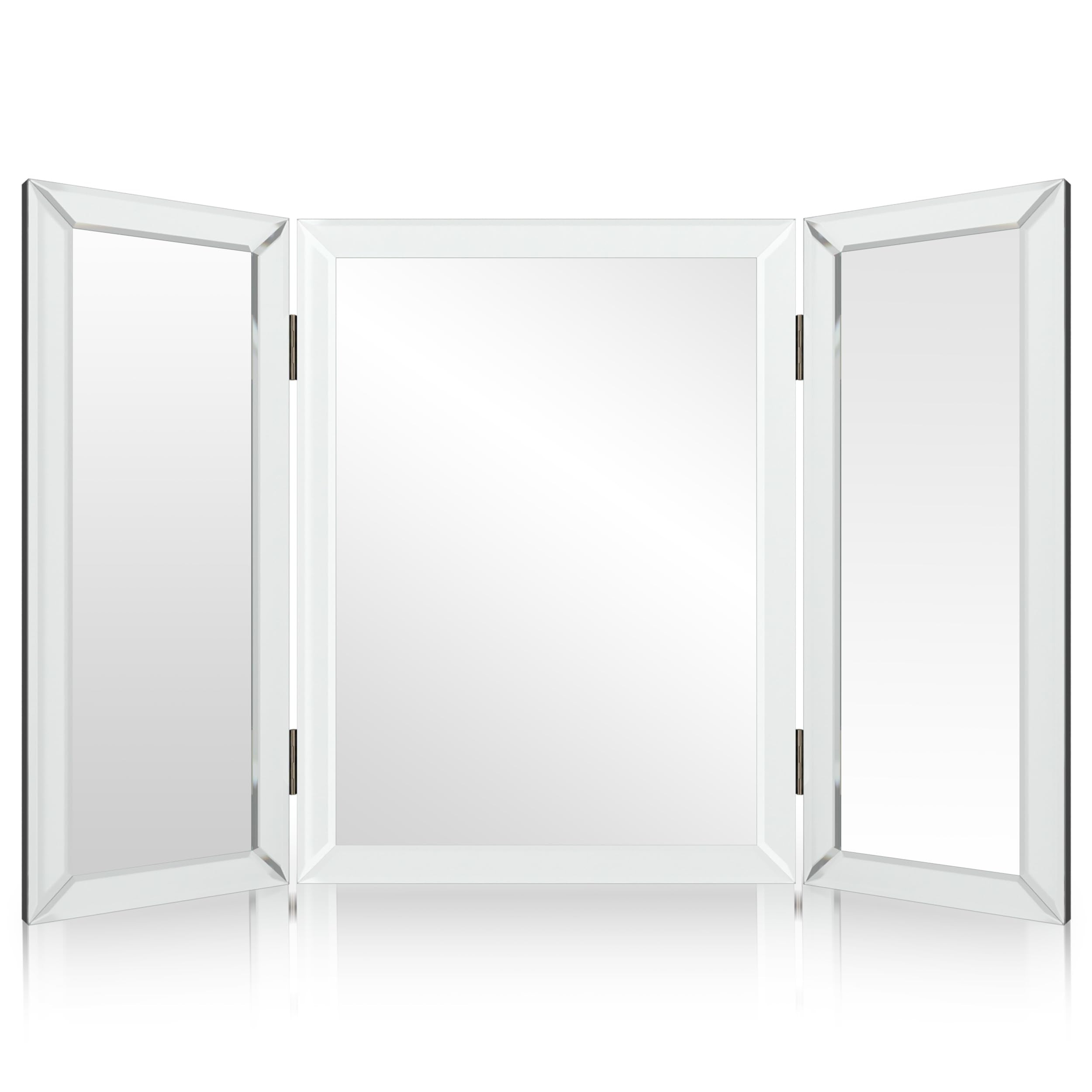 Houseables Trifold Mirror, Trifold Vanity Mirror, 3 Way, Three Way Folding, Tri Fold, for Braidin... | Amazon (US)