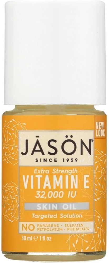 Jason Skin Oil, Extra Strength Vitamin E 32,000 IU, Targeted Solution, 1 Oz | Amazon (US)