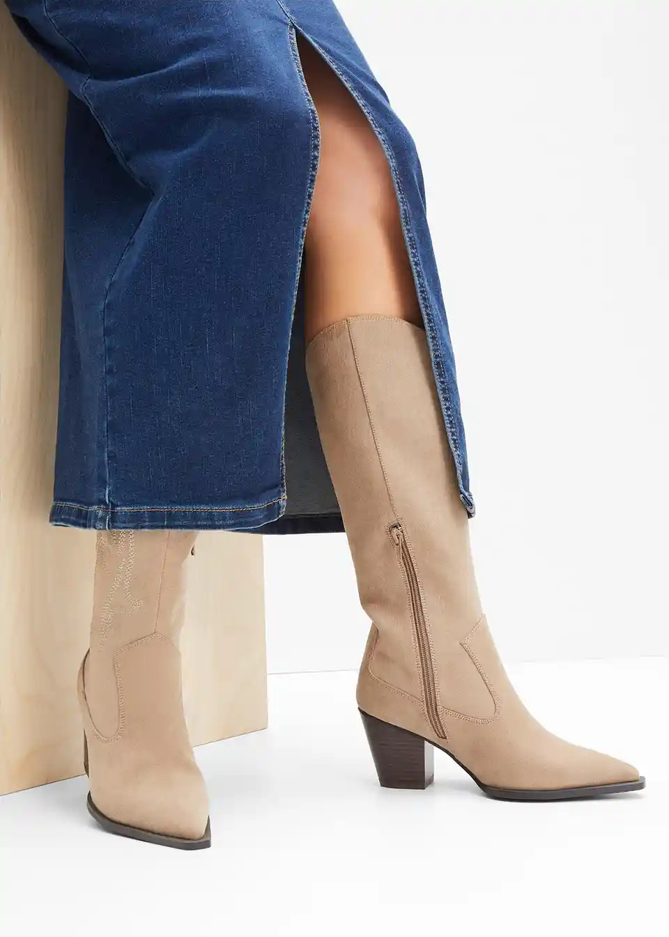 Cowboy-Stiefel mit Stickerei | Bonprix DE