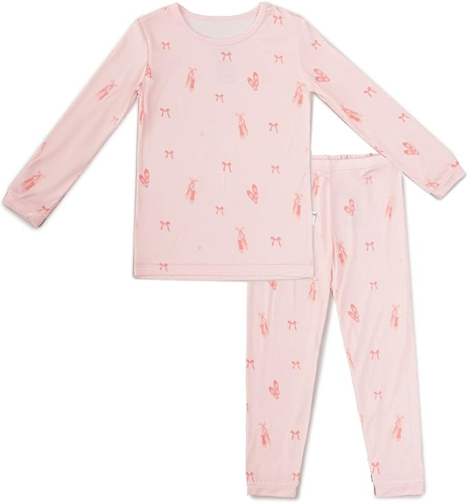 Toddler Pajamas - Soft, Breathable Long-Sleeve Pajama Set for Kids, 95% Viscose derived from Bamb... | Amazon (US)