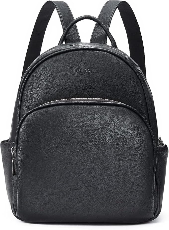 Telena Small Backpack Purse for Women Girls Cute Mini Leather Backpack Travel Shoulder Bags | Amazon (US)