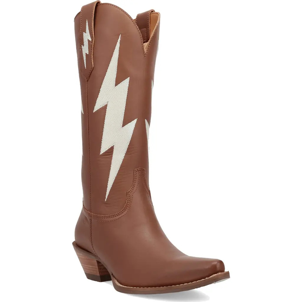 Dingo Thunderbolt Western Boot in Brown at Nordstrom, Size 9.5 | Nordstrom