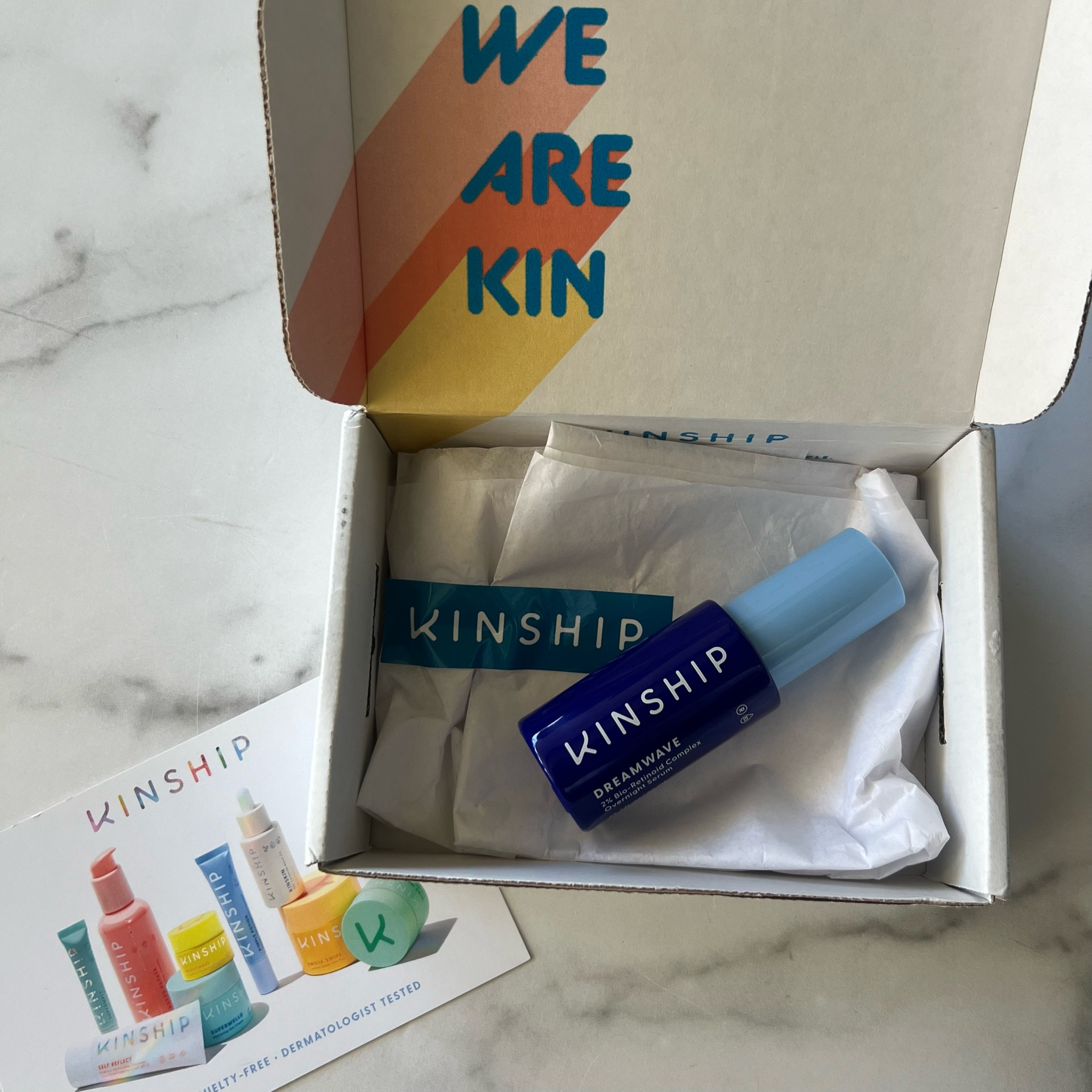 #Unboxing another #Kinship product to road test!! 

Dreamwave 2% Bio-Retinoid Overnight Renewal Serum is designed for sensitive skin, so perfect for all skin types!

This link ⬇️ comes with a free Eye Mask with an online purchase 🙌 (good until 4/20 or while supplies last!)

#LTKCleanBeauty #LTKSkincare #OvernightSerum 

#LTKover40 #LTKbeauty