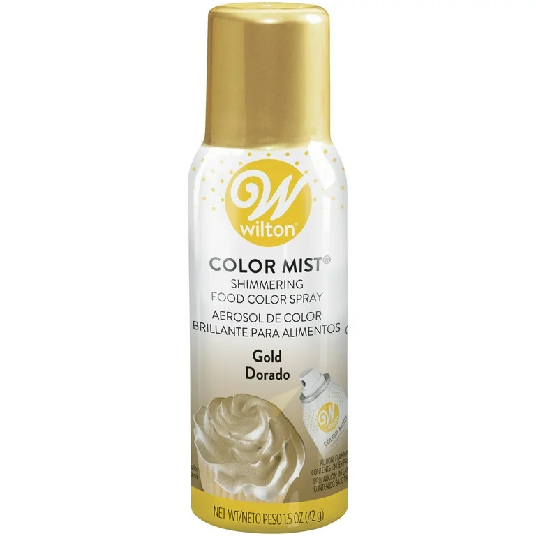 Wilton Gold Color Mist Shimmering Food Color Spray, 1.5 oz. | Walmart (US)