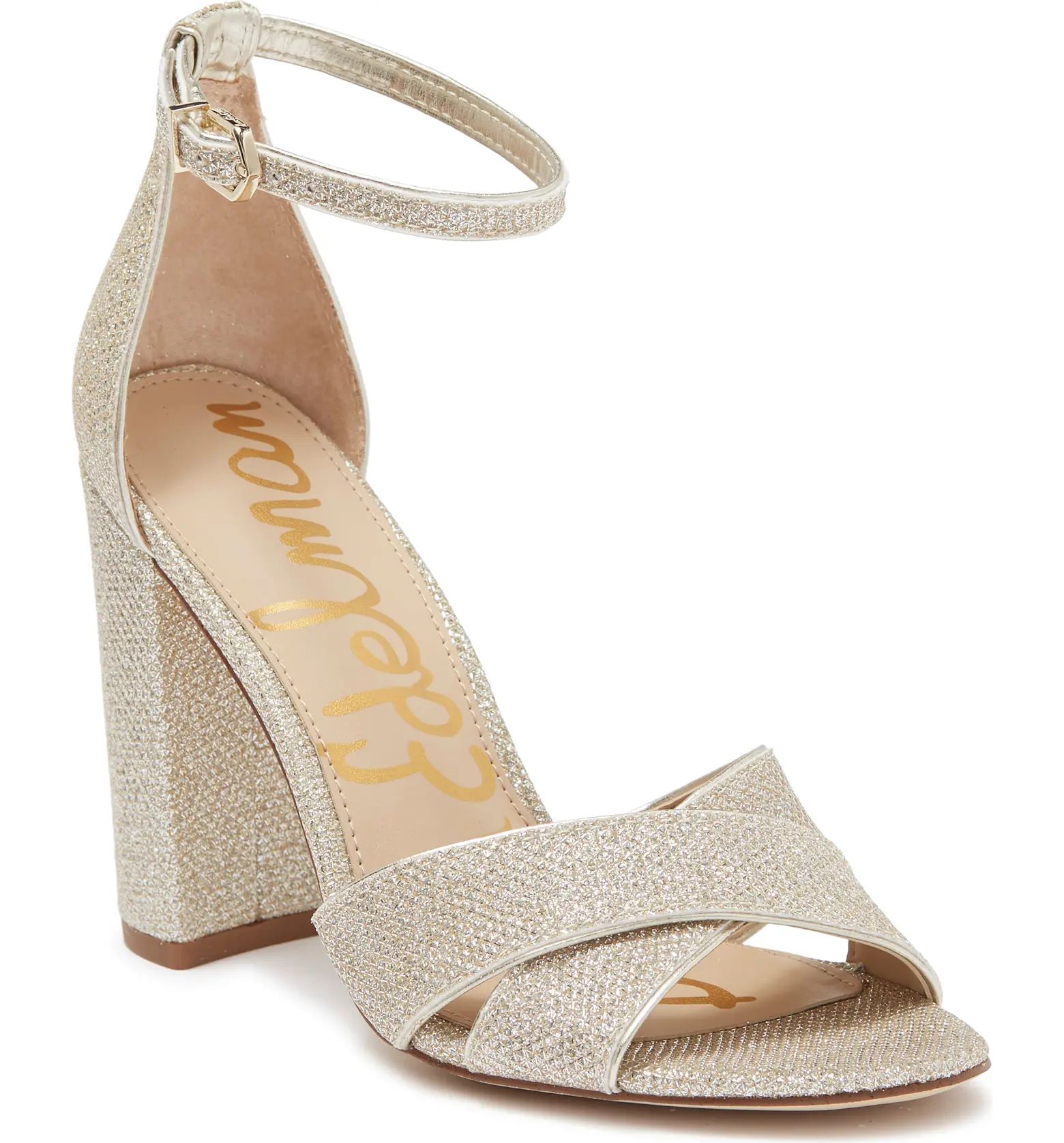 Yancy Metallic Block Heel Sandal | Nordstrom Rack