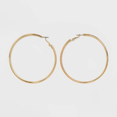 Tubular Hoop Earrings - A New Day™ Gold | Target