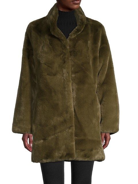 LOVE TOKEN Faux Fur Jacket on SALE | Saks OFF 5TH | Saks Fifth Avenue OFF 5TH