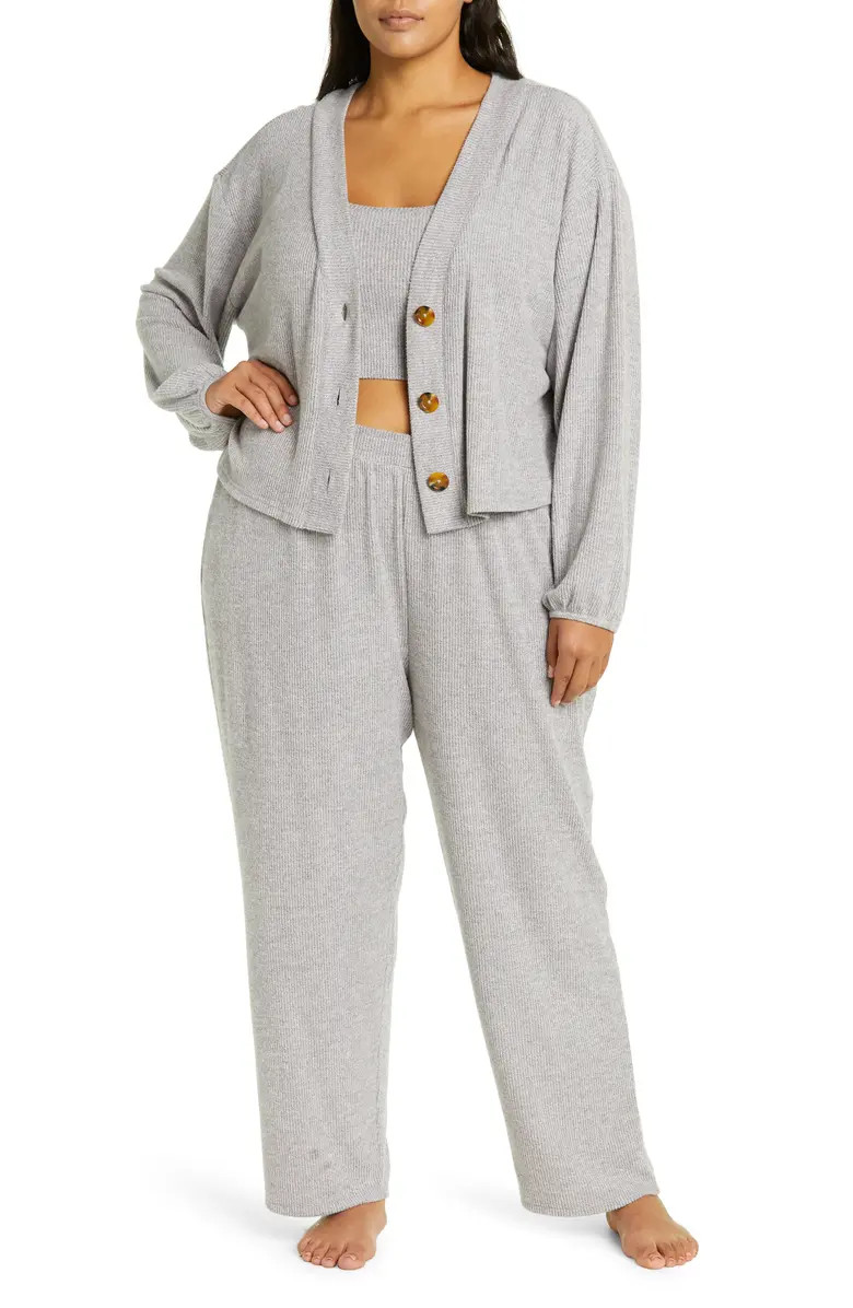 3-Piece So Soft Rib Lounge Set | Nordstrom
