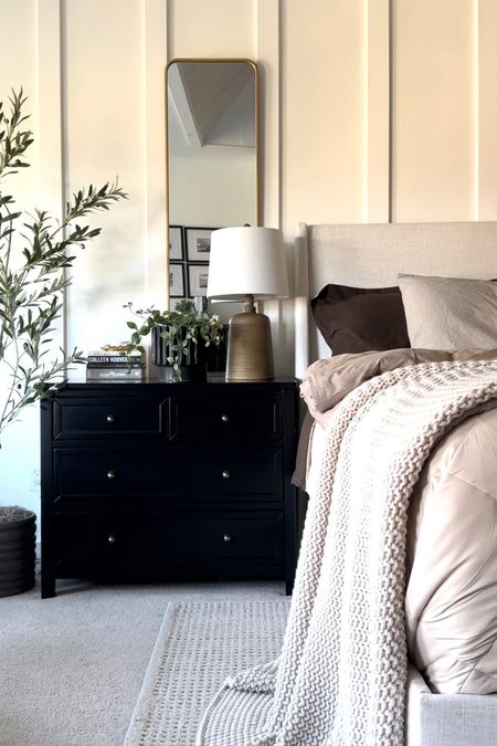 Get nightstands for less by using these dressers and updating the knobs  

#LTKhome #LTKstyletip