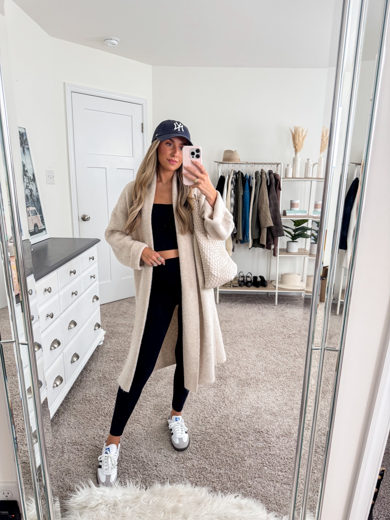 cozy casual fall outfit full of Amazon faves 
+ cardigan: small
+ sports bra: xs 
+ leggings: xs 
+ adidas samba: sized down 

Athleisure outfit
Amazon outfit 
Amazon fashion 
Mom outfit 
Sports mom 
School pick up 
Errands outfit 

#LTKFindsUnder50 #LTKStyleTip #LTKFindsUnder100