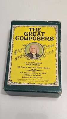 The Great Composers 68 piece musical Card Game 1912 - Complete - NICE | eBay | eBay US