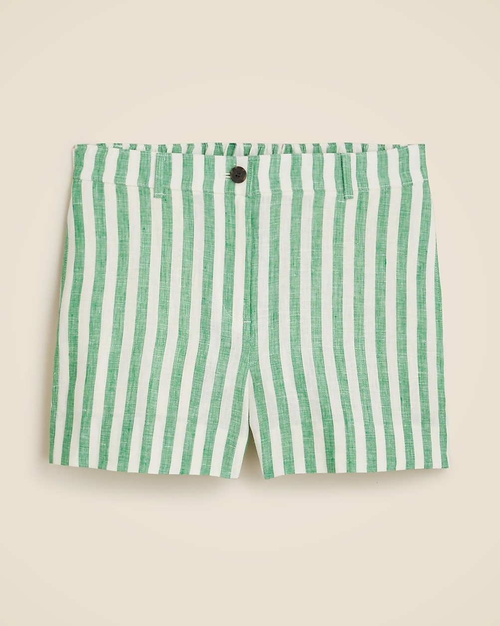 3" Harbor short in striped linen | J. Crew US
