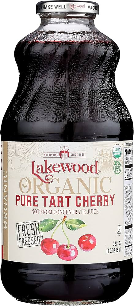 Lakewood Pure Tart Cherry, Fresh Pressed, (32 Fl Oz (Pack of 6)) | Amazon (US)