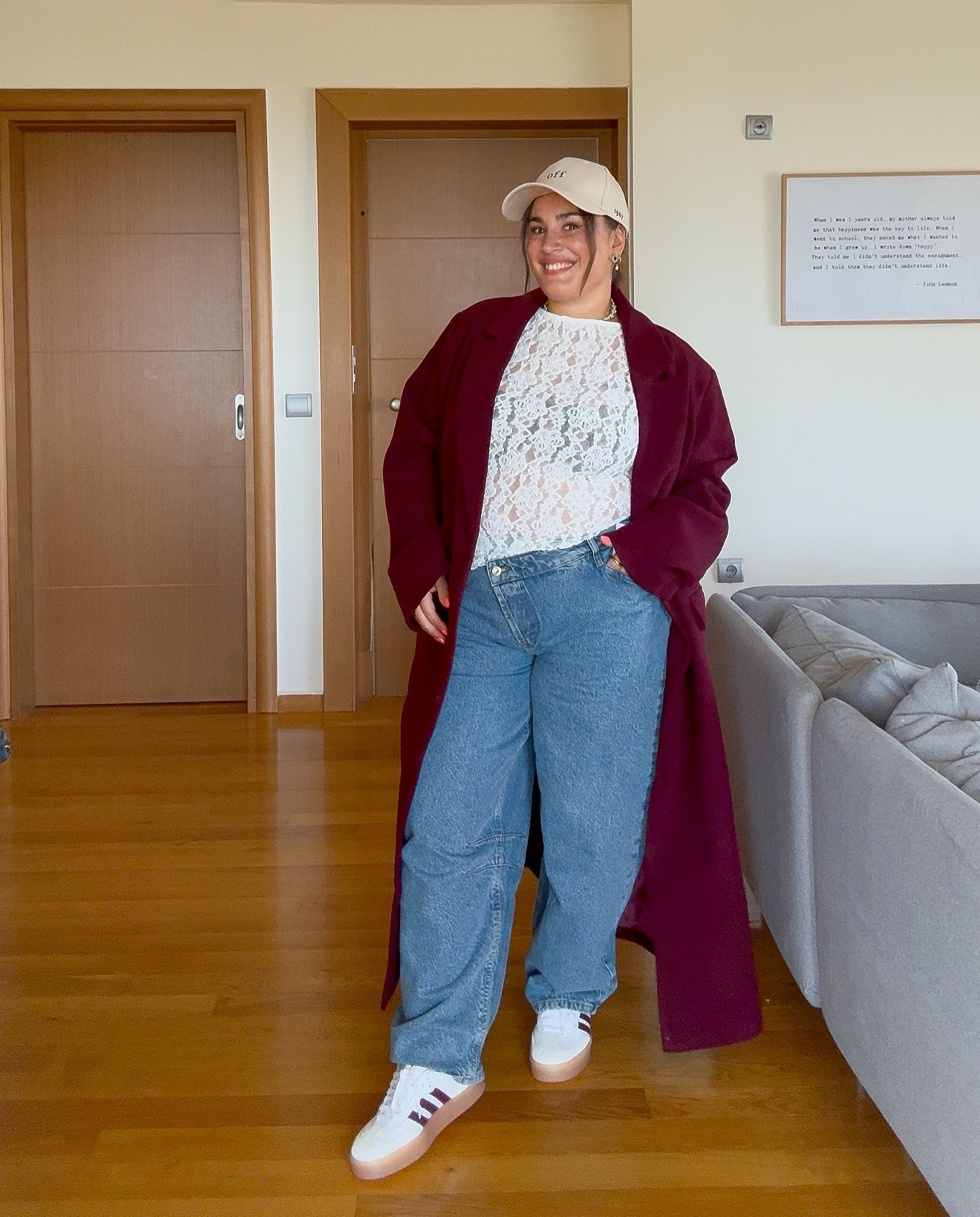 Cooles Herbstoutfit in XL 44/46 in burgundy 🥰

#LTKplussize #LTKmidsize #LTKcurves