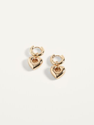 Gold-Plated Huggie Hoop Earrings for Women | Old Navy (US)