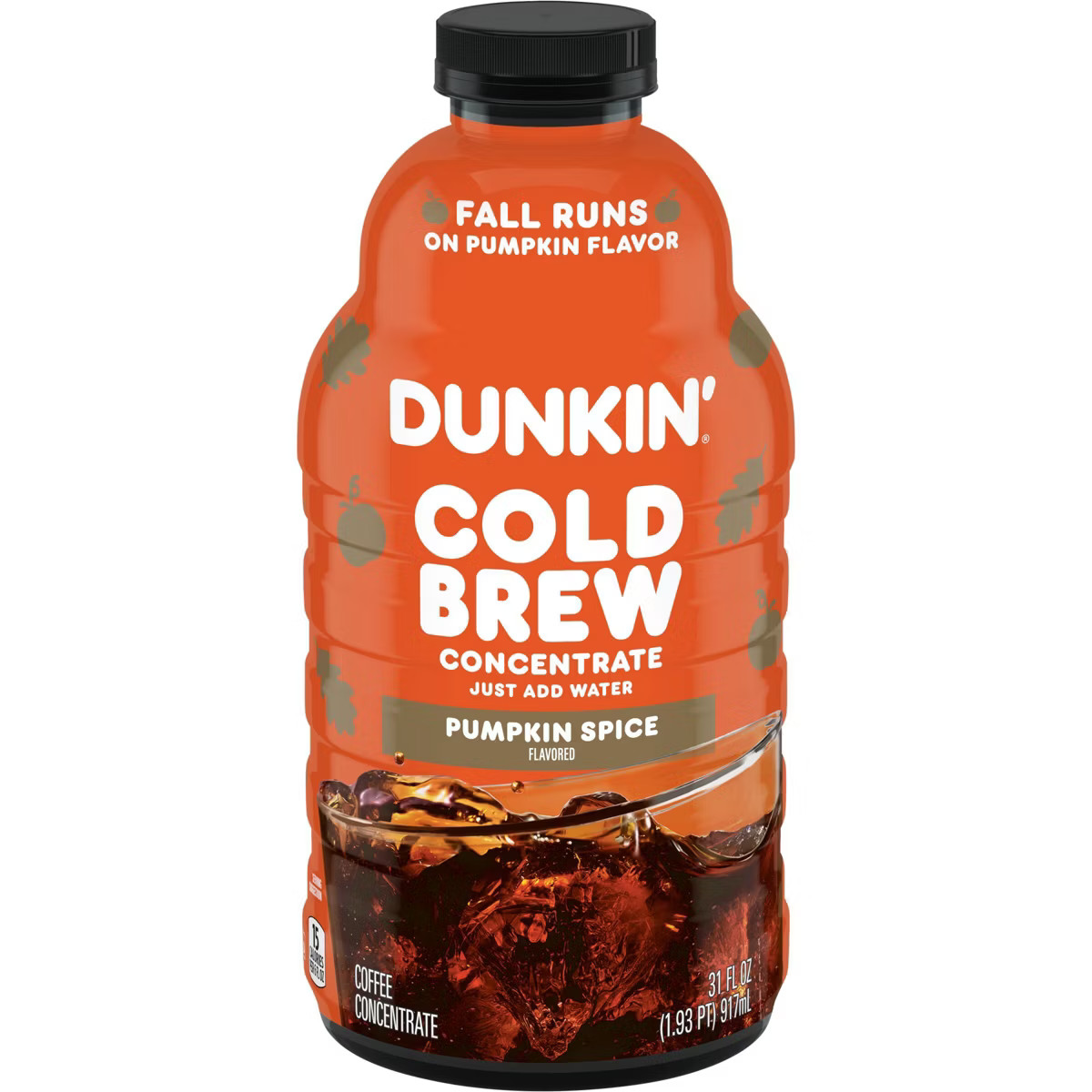 Dunkin’ Pumpkin Spice Flavored Cold Brew Coffee Concentrate - 31oz | Target