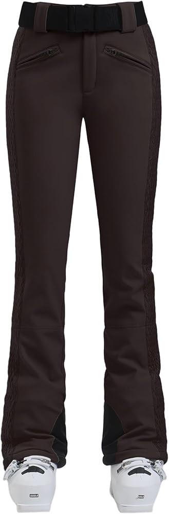 GSOU SNOW Pantalones de esquí para mujer, ajustados, impermeables, aislados, para nieve, acampan... | Amazon (US)