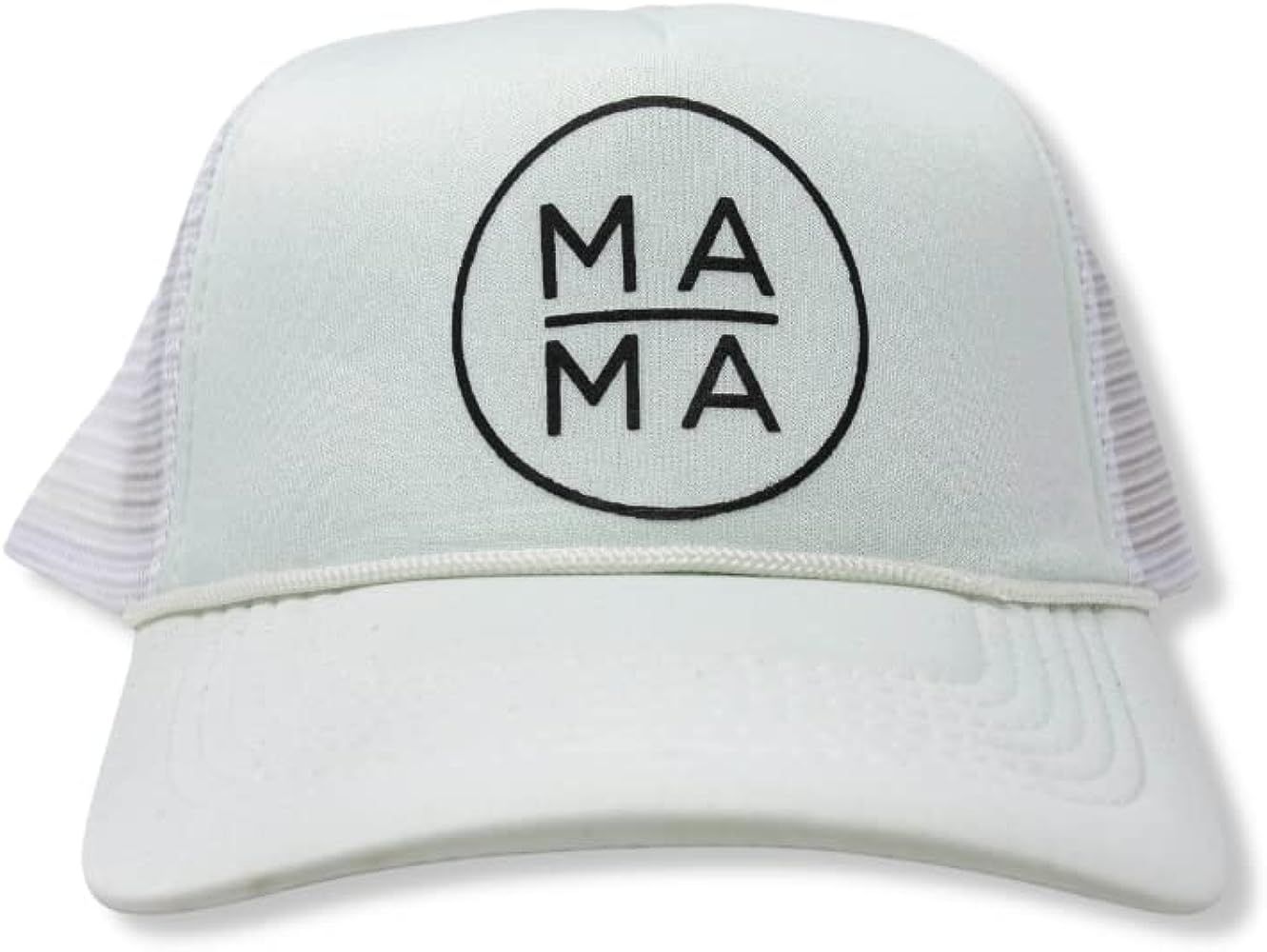 Amazon.com: Circle Mama Trucker Hat Adjustable Snapback Mom Hat Mother's Day Birthday Gift (White... | Amazon (US)