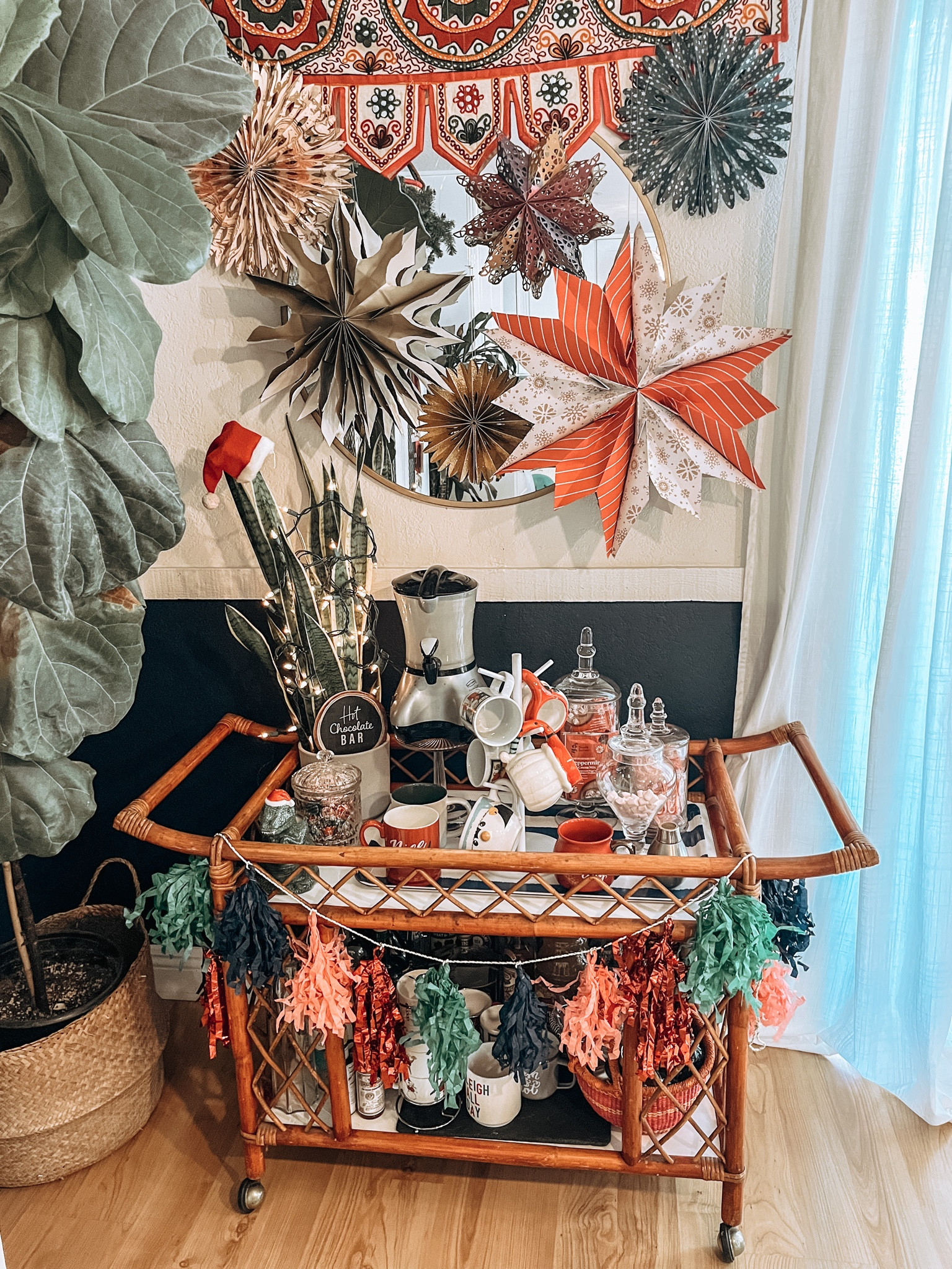 Turn your bar cart into a hot cocoa station for the holidays ❄️ ☕️ All your hot chocolate essentials linked! 

#LTKhome #LTKHoliday #LTKfamily