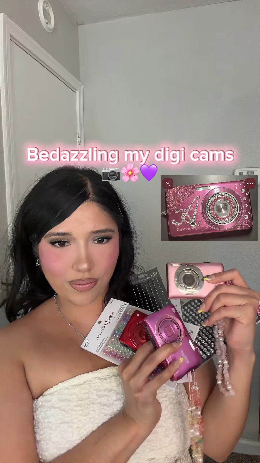 Loved accessorizing my digi cams! 💜🌸🫶🏼 would 100% recommend the girlies to do it!!