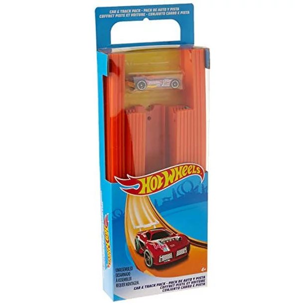 Hot Wheels Track Builder Straight Track with Car | Walmart (CA)