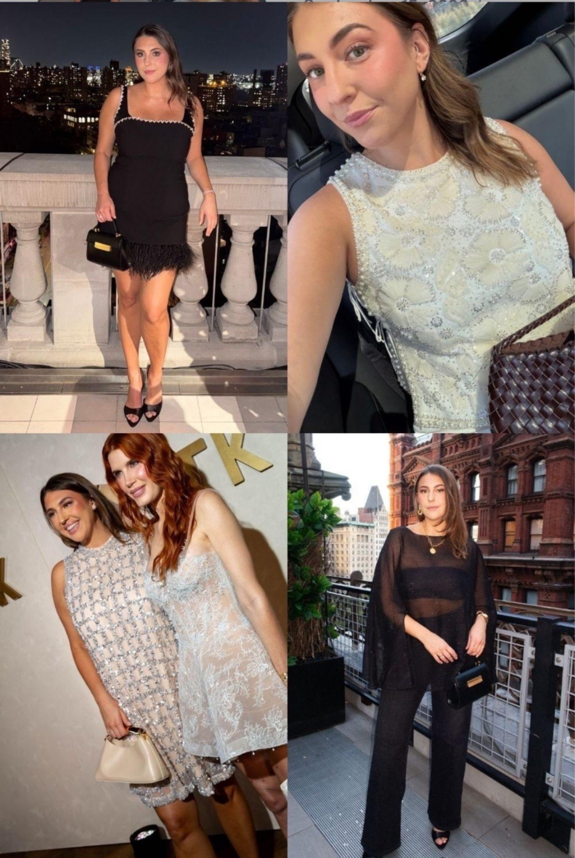 NYC nights called for a little extra ✨ From embellished details to all black everything, these were some of my favorite dressed-up looks from the trip.

midsize style, size 12/14, midsize outfit, NYC outfits, night out outfit, embellished top, black dress, black jumpsuit, elevated evening style, special occasion outfit

#LTKdayinmylife #LTKvlog #LTKU