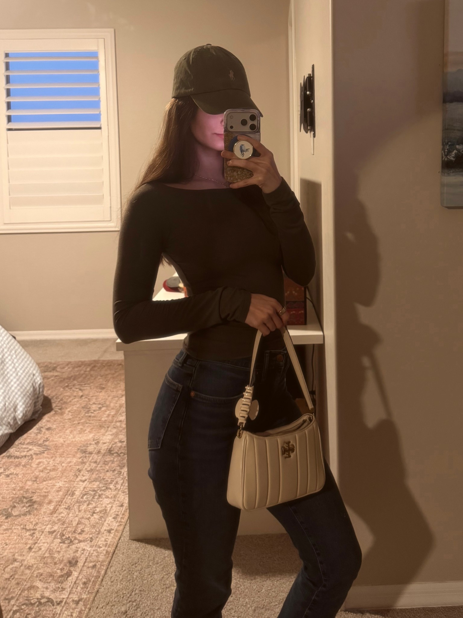 spring ootd.

Reformation top is in Pine Tree
Polo hat is in Dark Sage
Jeans are Madewell Tall Kick Out Crop Jeans

#LTKootd