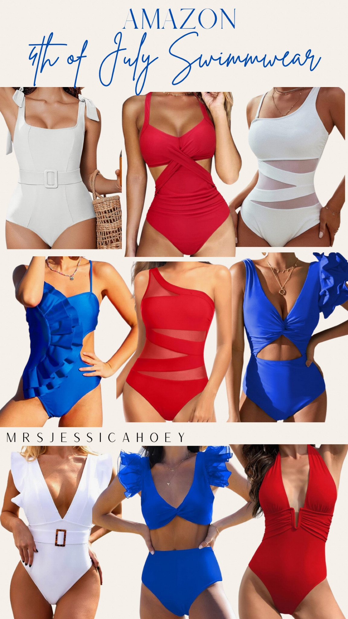 Women’s swimwear. Bathing suits. Swimsuit. One piece. Two piece bathing suit. Vacation outfit. Beach outfit. Pool outfit. Red white blue. Tummy control. Ruffle cut out bathing suit. 

#LTKSwim #LTKFindsUnder50 #LTKSeasonal