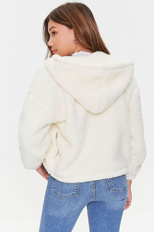 Faux Shearling Zip-Up Hoodie | Forever 21 (US)