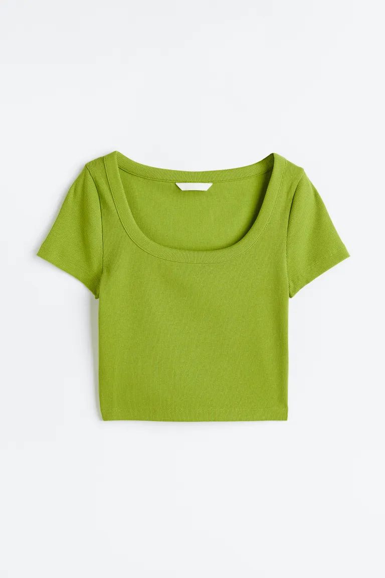 Ribbed Cotton Top | H&M (US + CA)