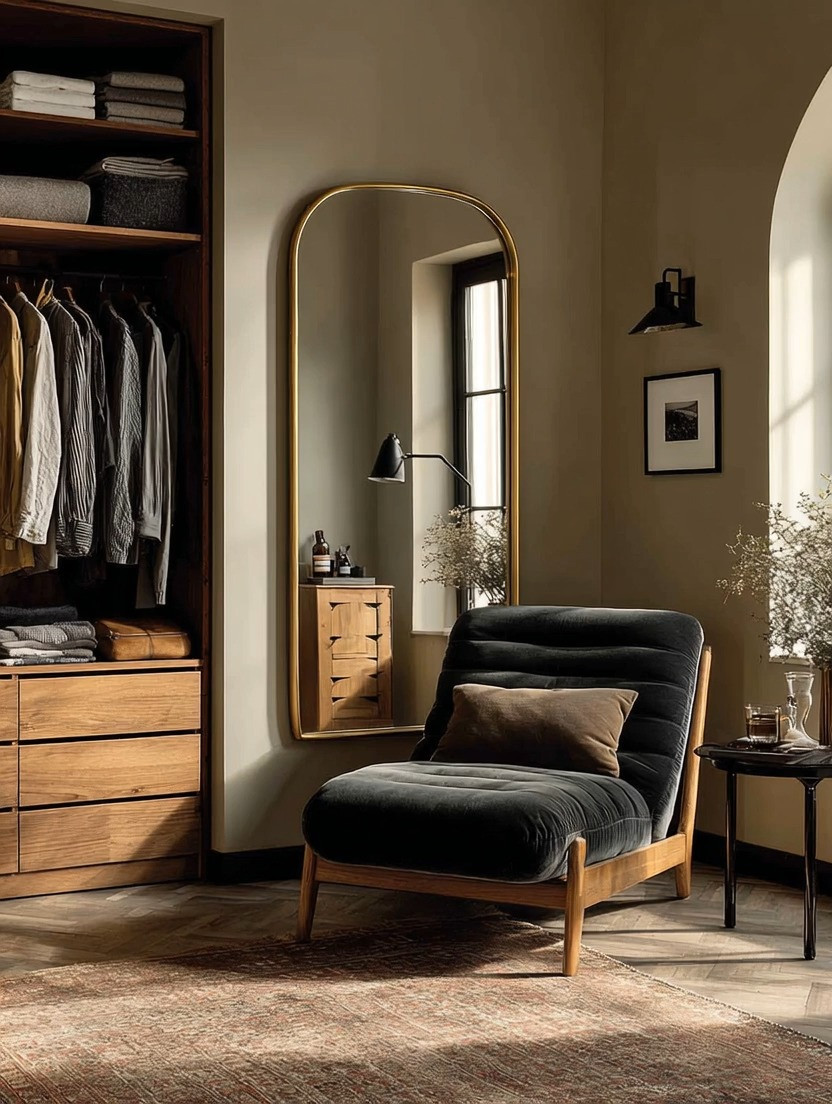 A dressing space is no longer just about getting ready.

It’s a space to pause, think, plan, and reset.

And two elements can completely transform it—
a full-length mirror and a comfortable lounge chair.

The mirror adds height, light, and that elegant, finished look.
The chair creates a moment—somewhere to sit, scroll, reflect, and plan your day.

You don’t need a full walk-in closet to create this.
A corner in your bedroom, a space near your closet, or even between your bedroom and bathroom works beautifully.

It’s a simple upgrade that changes how you use your space.

We’ve curated multiple lounge chairs and gold-framed mirrors to help you create this look effortlessly.

#HomeStyling #InteriorDetails #LuxuryLiving 

 #LTKHome
