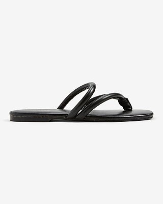 Square Toe Tube Strap Sandals | Express