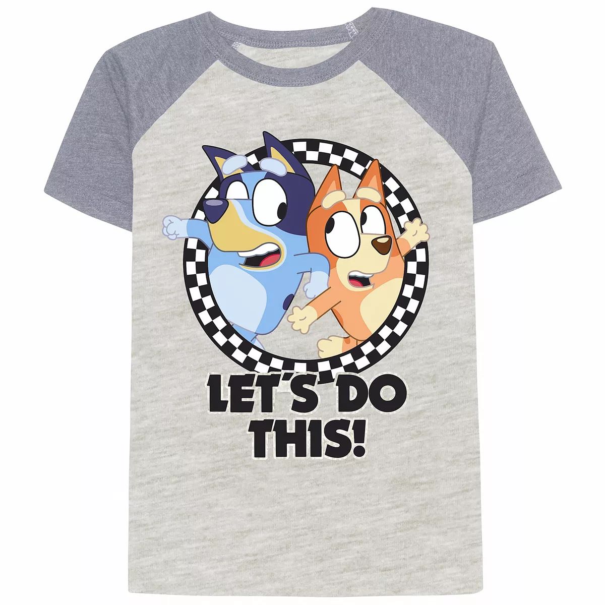 Boys 4-12 Jumping Beans® Bluey and Bingo 'Let's Do This!' Raglan Graphic Tee | Kohl's