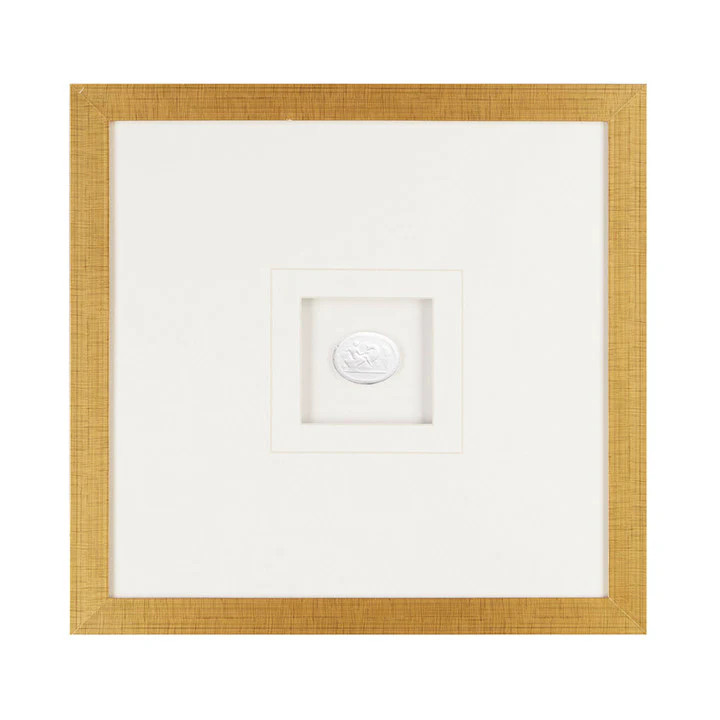 Single Small Intaglios Framed Art | Mintwood Home