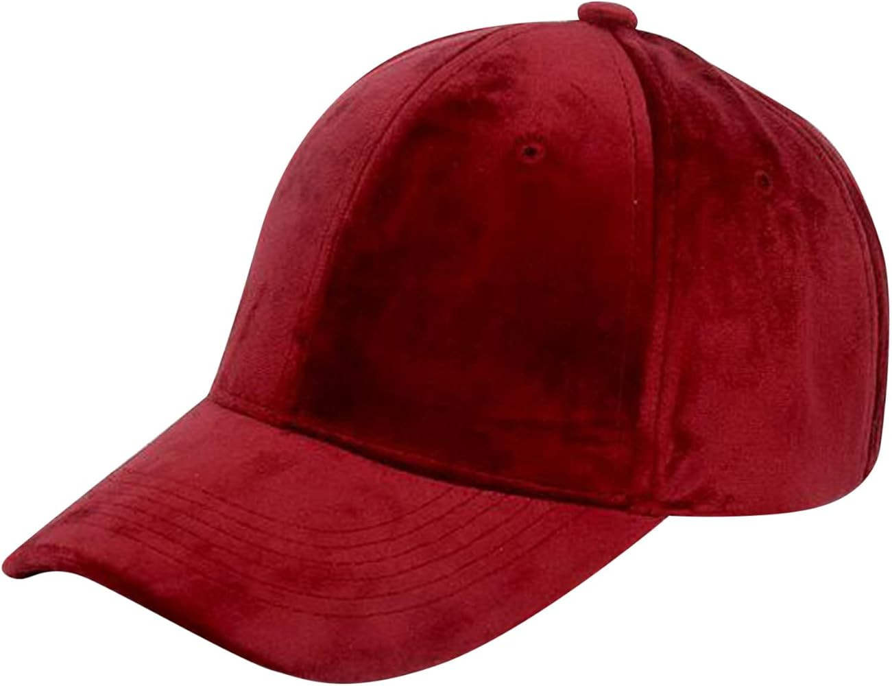 Unisex Velvet Baseball Cap for Women Men Casual Solid Color Dad Hat Summer Adjustable Snapback Sp... | Amazon (US)