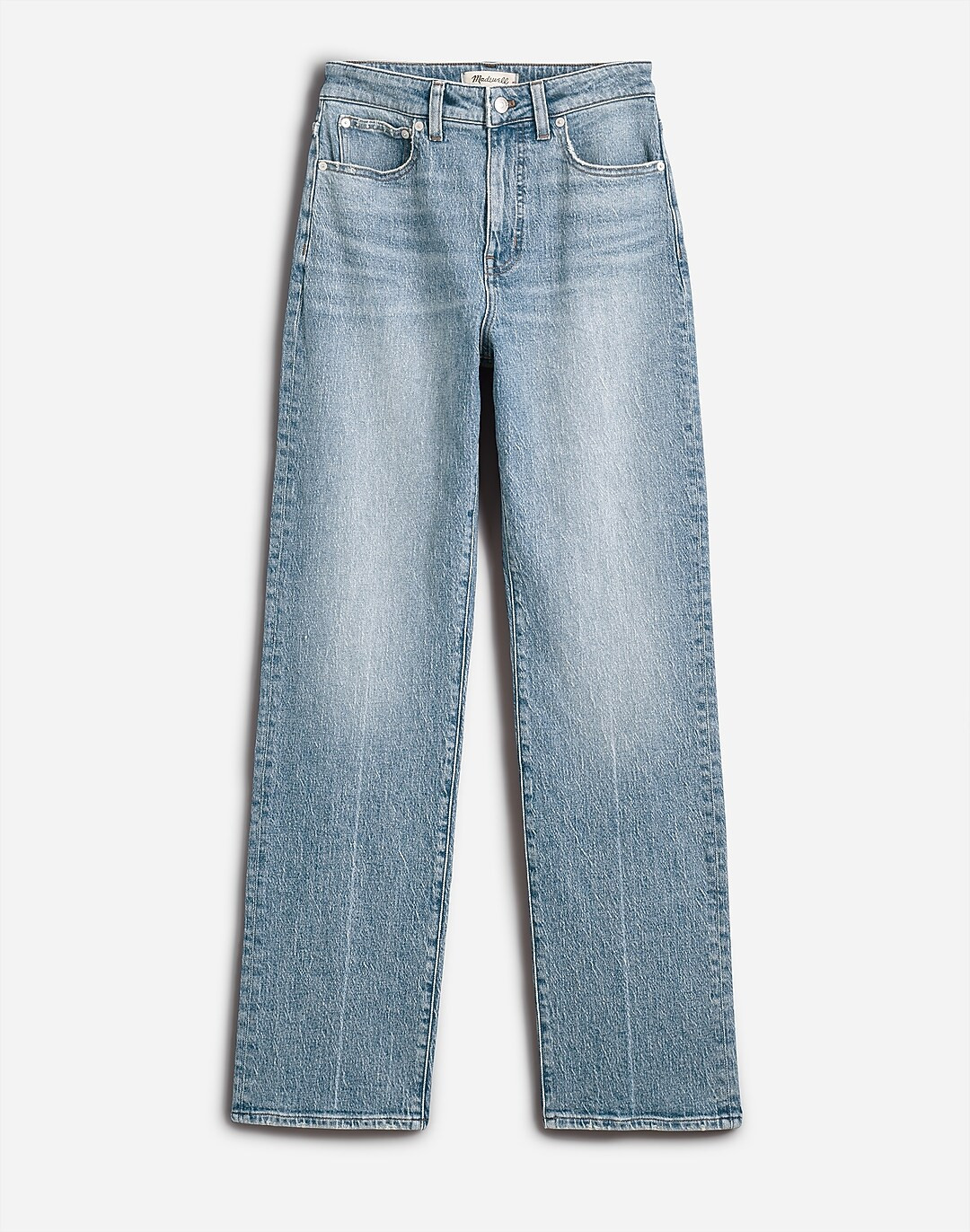 The Curvy '90s Straight Jean in Rondell Wash: Crease Edition | Madewell