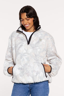 Cabin Quarter-Zip Pullover | nuuds Camo XL | nuuds