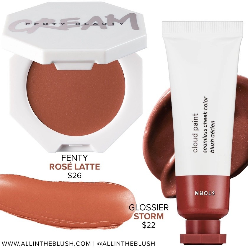 Affordable alternative for Fenty “Rose Latte”: Glossier Cloud Paint Gel Cream Blush in “Storm”

#LTKBeauty #LTKSaleAlert #LTKgrwm