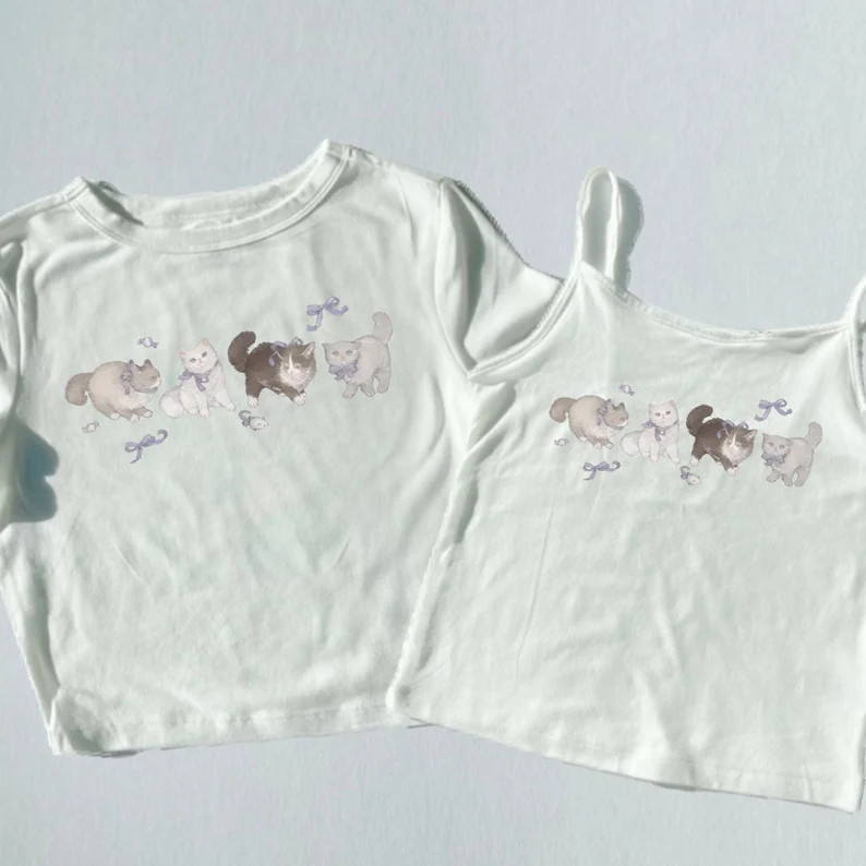 Dollette Coquette Baby Tee Tank Top Coquette Room Decor, Coquette Clothing, Jewelry, Dress, Phone... | Etsy (US)