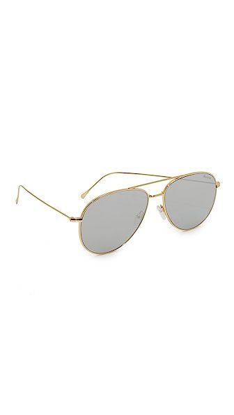 Linate Flat Lens Sunglasses | Shopbop