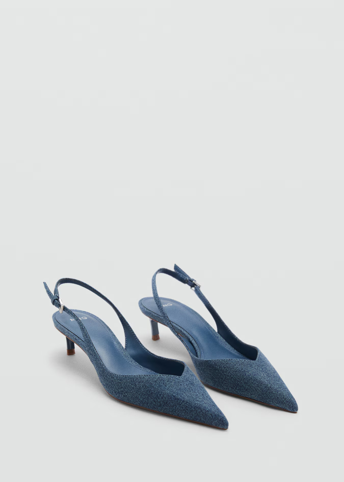 High-heeled denim shoes - Women | MANGO USA | Mango (US/MX/AU)