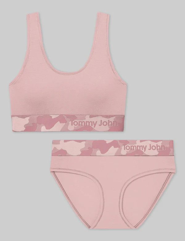 Cool Cotton Scoop Bralette & Brief Set | Tommy John