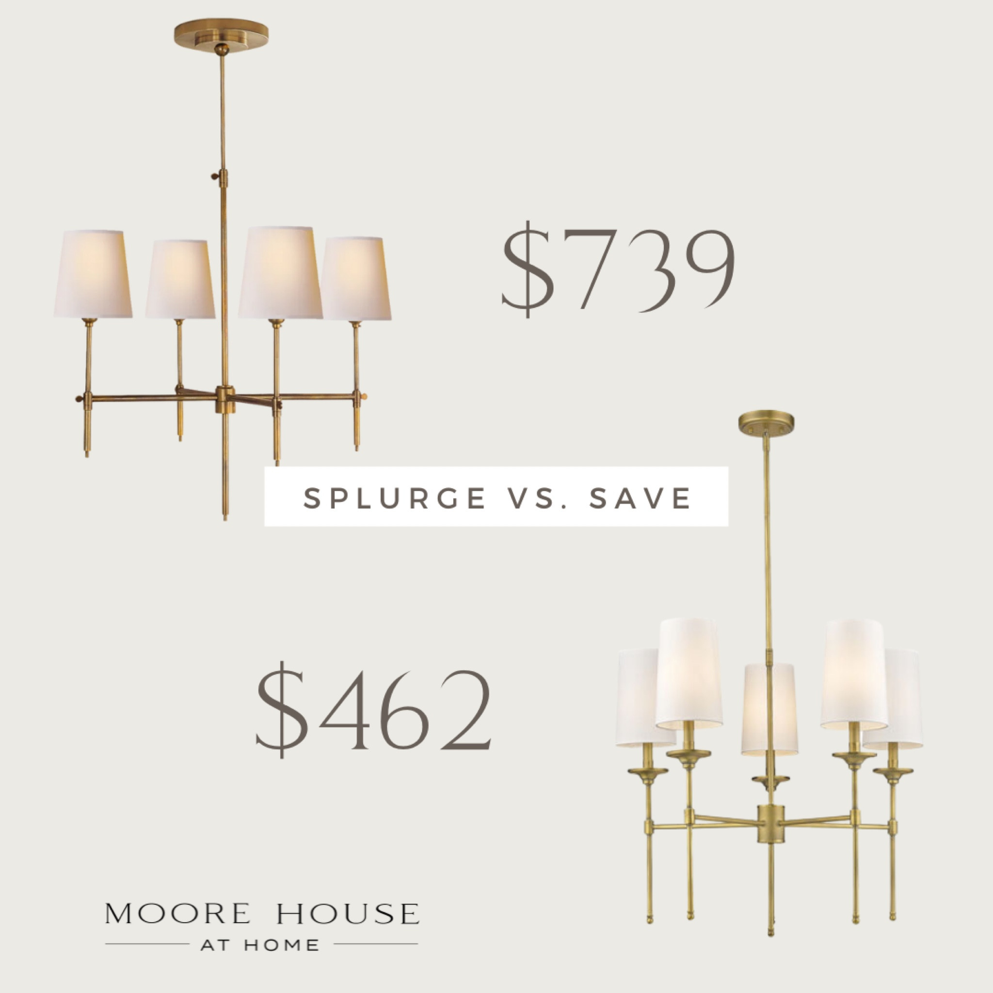 Splurge vs Save Lighting

#splurgevssave #interiorlighting #interiordesign

#LTKstyletip #LTKhome