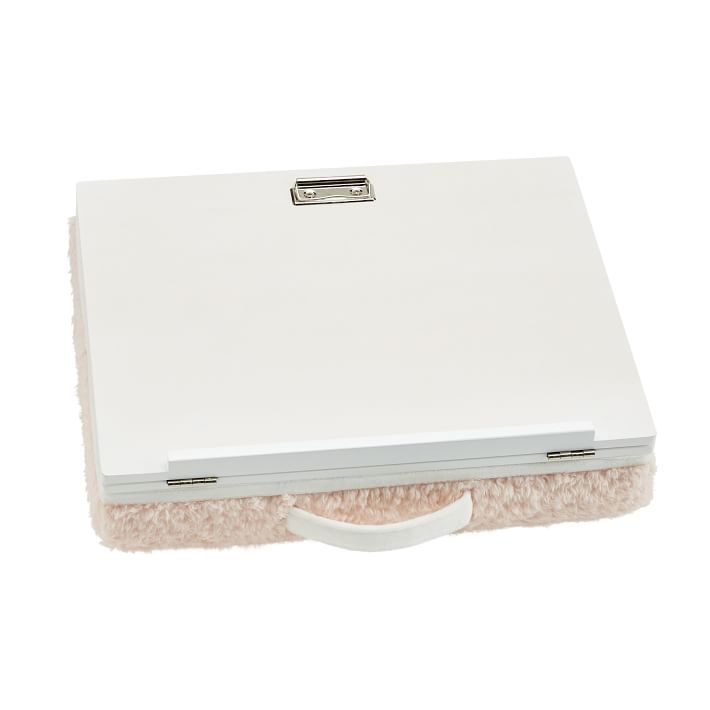 Cozy Sherpa Adjustable Super Storage Lapdesk | Pottery Barn Teen