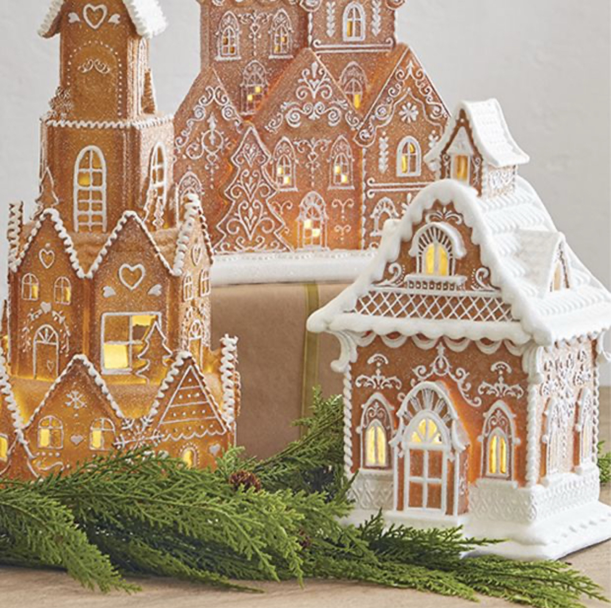 Gingerbread house Christmas decor 

#LTKHome #LTKFallSale #LTKSeasonal