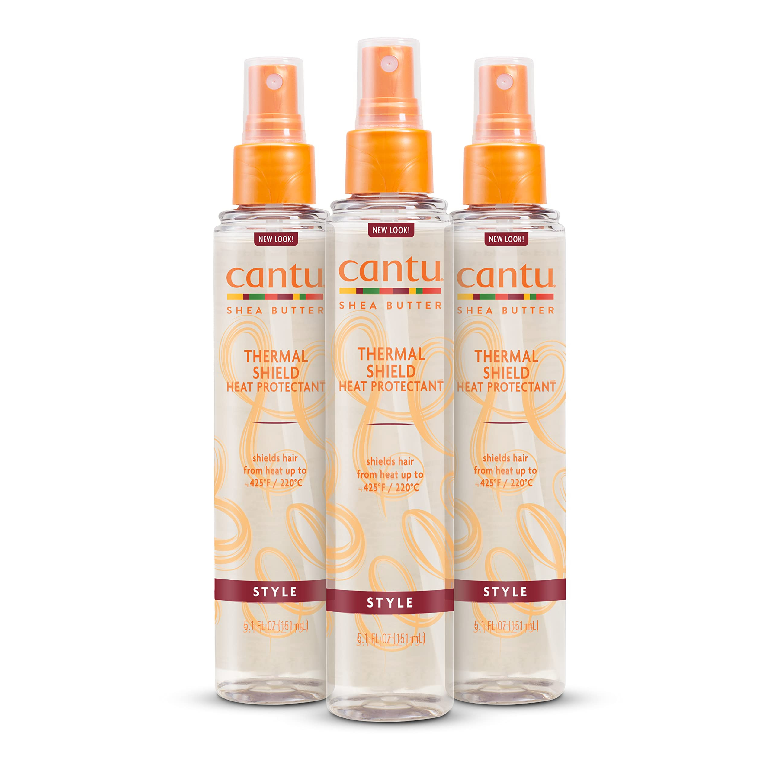 Cantu Thermal Shield Heat Protectant with Shea Butter, 5.1 fl oz (Pack of 3) | Amazon (US)
